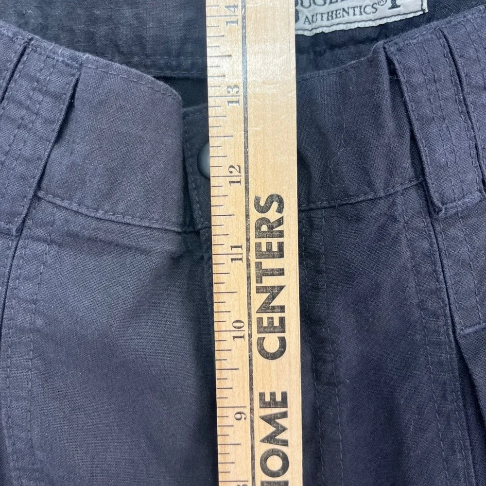 Bugle Boy Authentics Mens Cargo Pants Black Genuine Work Wear Size‎ 32W 34L NOS